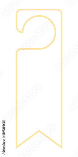 pastel door hanger frame