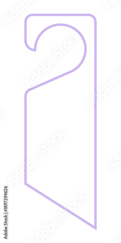 pastel door hanger frame