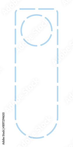 pastel door hanger frame