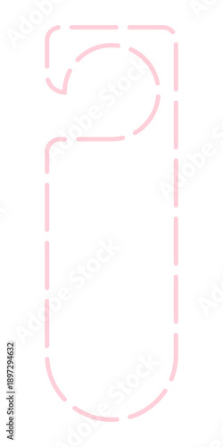 pastel door hanger frame