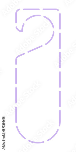 pastel door hanger frame