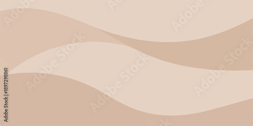 Abstract desert sand dune wave background vector illustration with warm sunset colors
