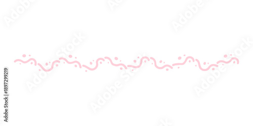 art wavy bottom line