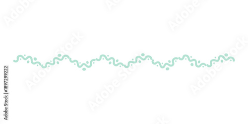 art wavy bottom line