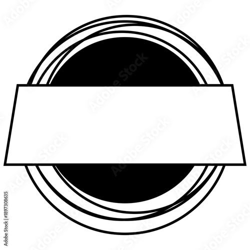 fuzzy circle banner