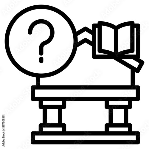 Library Help Icon For Design Elements