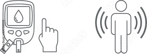 Diabetes management with blood glucose monitor