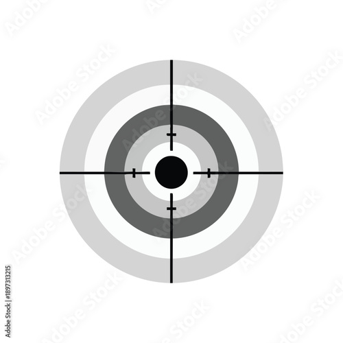 Target Icon with Crosshairs
