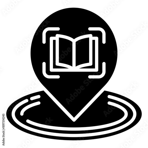 Library Zone Icon For Design Elements