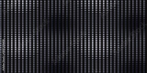 Premium 3D Stacked Architectural Bars with Parametric Metallic Depth