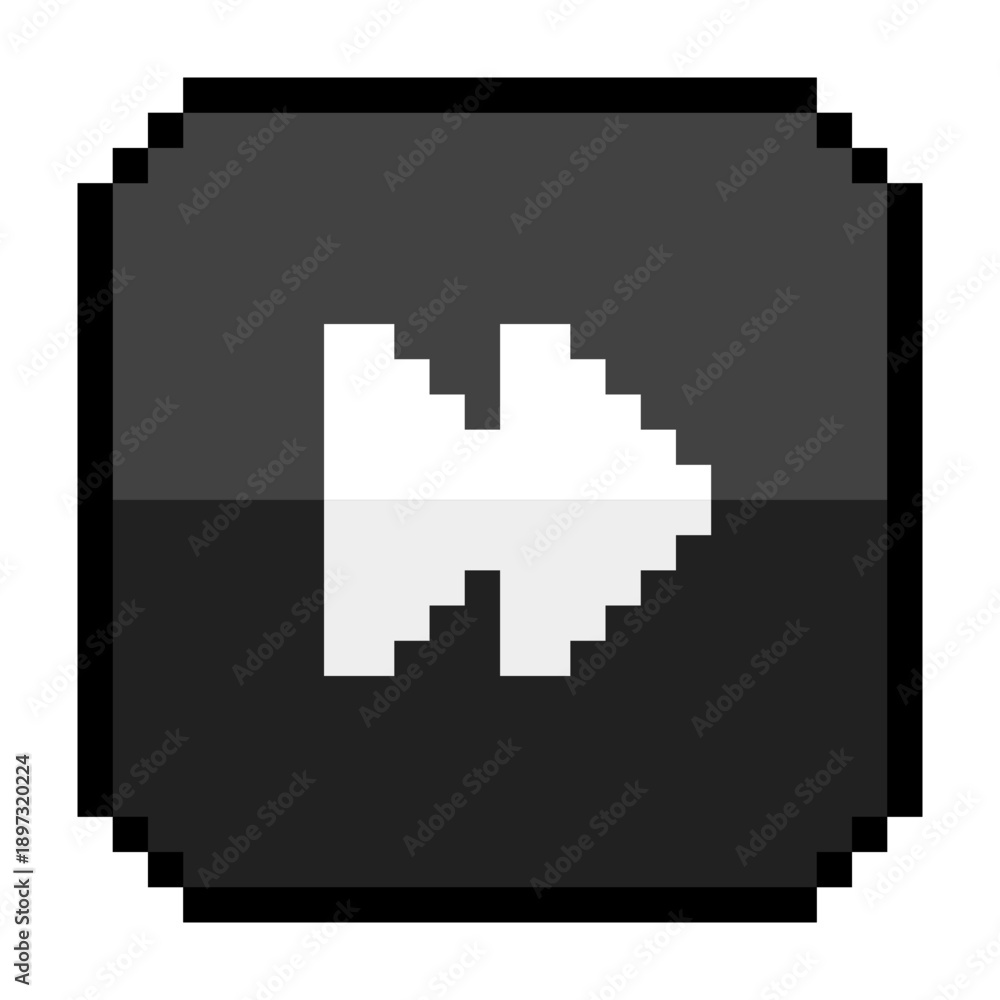 Fototapeta premium pixel next button