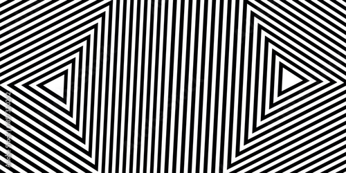 Swirl hypnotic black and white wave pattern. Monochrome abstract background. Vector flat geometric illustration.Template design for banner, website, template, leaflet, brochure, poster.