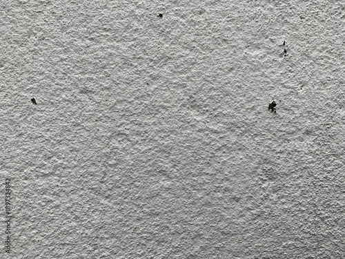 close-up of a white street wall, white background