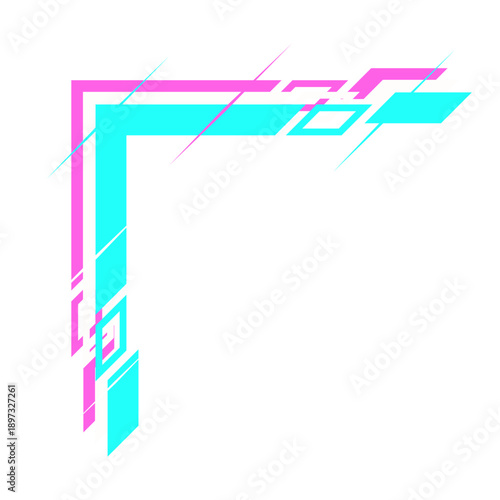 glitch corner edge
