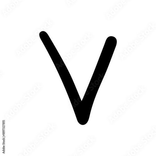 hand drawn roman number