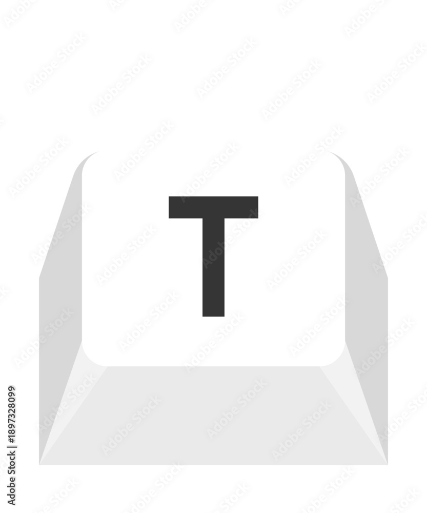 Obraz premium alphabet keycap