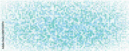 Medical healthcare seamless background. Green blue cross pattern. Repeating plus symbol wallpaper. Vector hospital pattern. Tech backdrop for presentation, banner, booklet, brochure, leaflet, poster