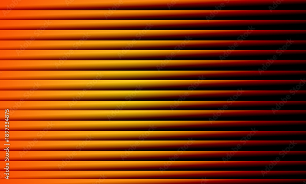 Fototapeta premium Abstract Orange Glowing Horizontal Lines Background