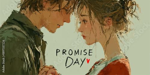 Happy promise day . a man promise is lover 