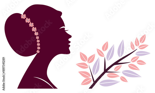International woman's rights day design. Vector illustration for Women's day concept. With white background. 
