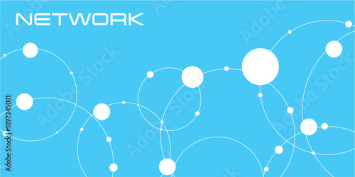 Digital Network Connectivity with People Nodes and Connection Lines	