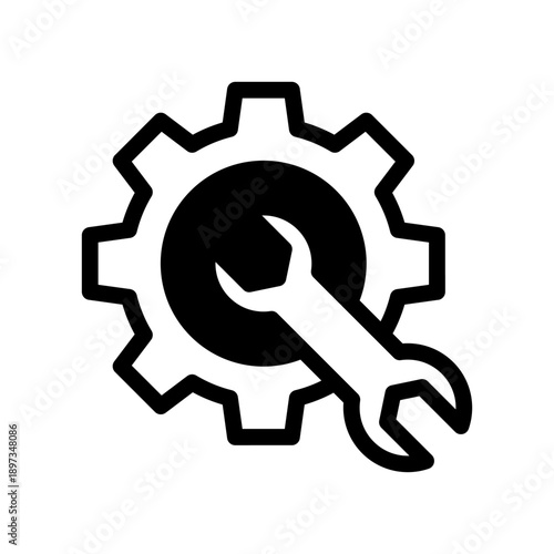 System Repairing icon, vector, illustration