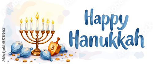 hanukkah banner, hanukkah poster, happy hanukkah design, festival of lights banner, hanukkah background, hanukkah celebration poster, jewish holiday banner, menorah design, hanukkah menorah illustrati