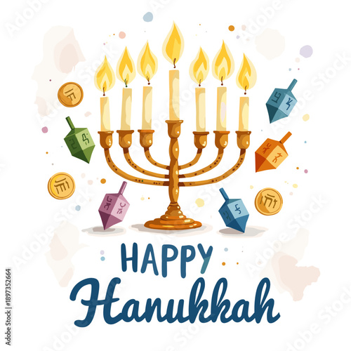 hanukkah banner, hanukkah poster, happy hanukkah design, festival of lights banner, hanukkah background, hanukkah celebration poster, jewish holiday banner, menorah design, hanukkah menorah illustrati
