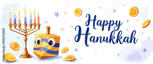 hanukkah banner, hanukkah poster, happy hanukkah design, festival of lights banner, hanukkah background, hanukkah celebration poster, jewish holiday banner, menorah design, hanukkah menorah illustrati