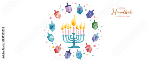 hanukkah banner, hanukkah poster, happy hanukkah design, festival of lights banner, hanukkah background, hanukkah celebration poster, jewish holiday banner, menorah design, hanukkah menorah illustrati