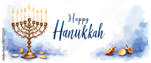 hanukkah banner, hanukkah poster, happy hanukkah design, festival of lights banner, hanukkah background, hanukkah celebration poster, jewish holiday banner, menorah design, hanukkah menorah illustrati