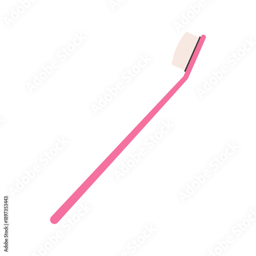 Colorful, different types of toothbrush illustrations for dental hygiene and oral care