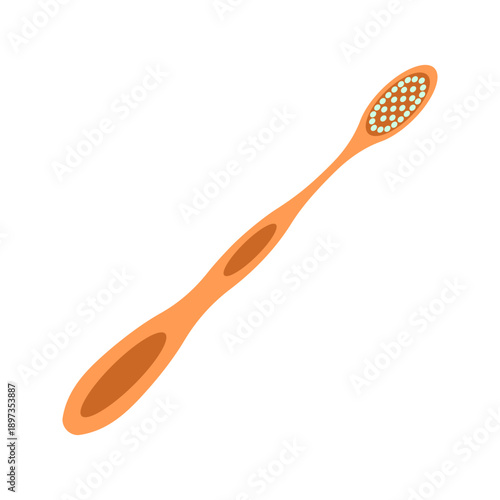 Colorful, different types of toothbrush illustrations for dental hygiene and oral care