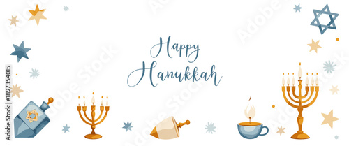hanukkah banner, hanukkah poster, happy hanukkah design, festival of lights banner, hanukkah background, hanukkah celebration poster, jewish holiday banner, menorah design, hanukkah menorah illustrati
