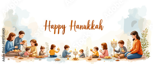 hanukkah banner, hanukkah poster, happy hanukkah design, festival of lights banner, hanukkah background, hanukkah celebration poster, jewish holiday banner, menorah design, hanukkah menorah illustrati