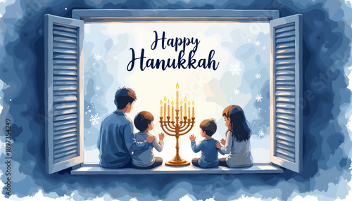 hanukkah banner, hanukkah poster, happy hanukkah design, festival of lights banner, hanukkah background, hanukkah celebration poster, jewish holiday banner, menorah design, hanukkah menorah illustrati