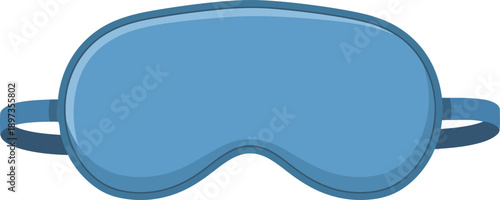 Blue Sleeping Mask for Relaxation and Rest.