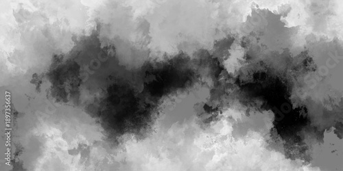Abstract Ephemeral Abstracts: A grayscale artwork captures the ethereal essence of clouds, their forms blending and swirling, creating a dynamic visual experience.  Design