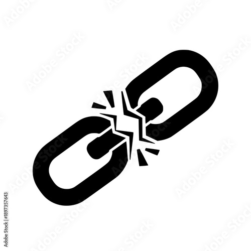 Broken Chain Simple Design