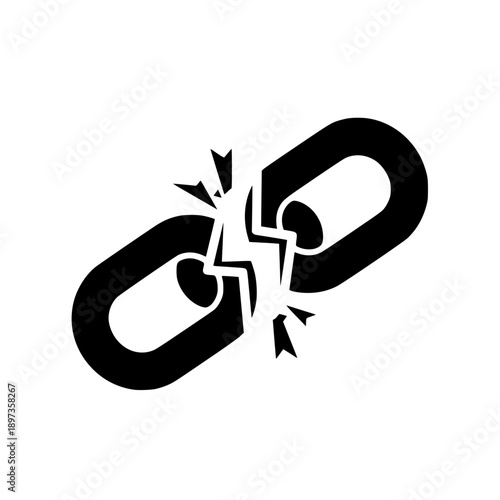 Broken Chain Simple Design