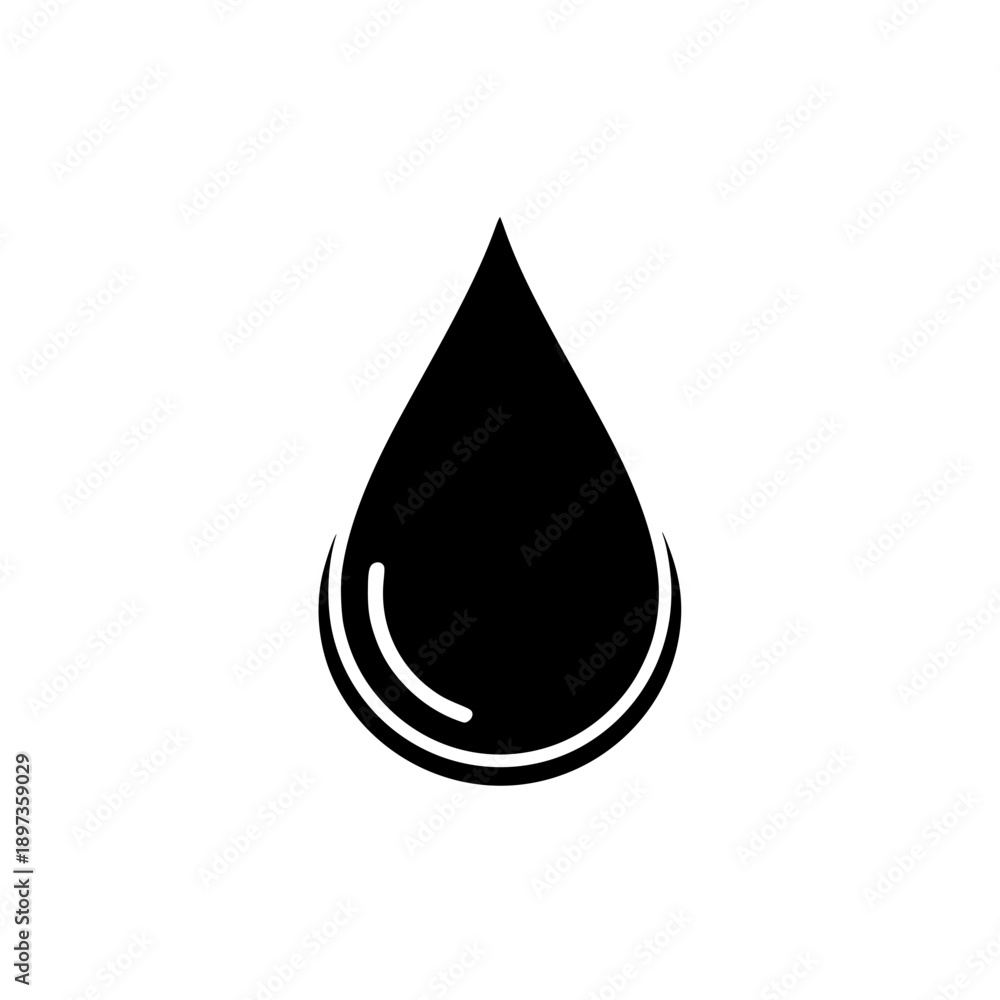 Fototapeta premium Simple Water Drop Icon