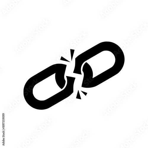 Broken Chain Simple Design