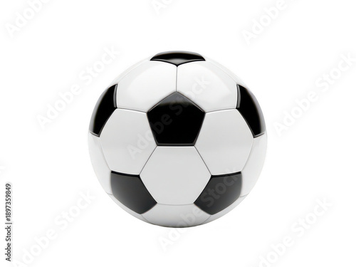 Wallpaper Mural Classic black and white soccer ball isolated on transparent background Torontodigital.ca