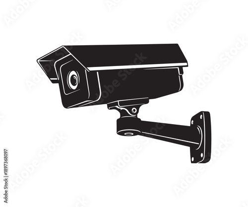 Security camera illustration
