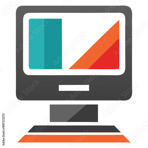 lcd monitor with a computer screen