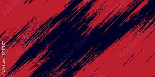 red vector layout with flat lines on backround blue. Decorative shining illustration with lines on abstract template.