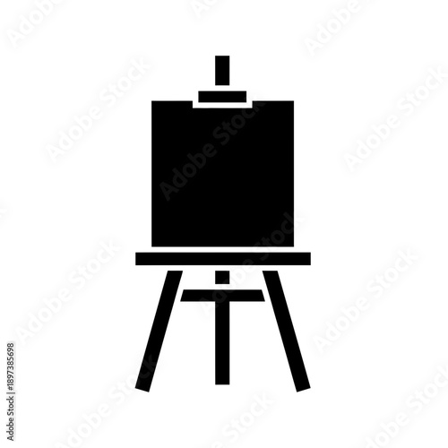 Artist Easel Icon – Painting Canvas Stand Symbol for Art, Studio & Creative Design