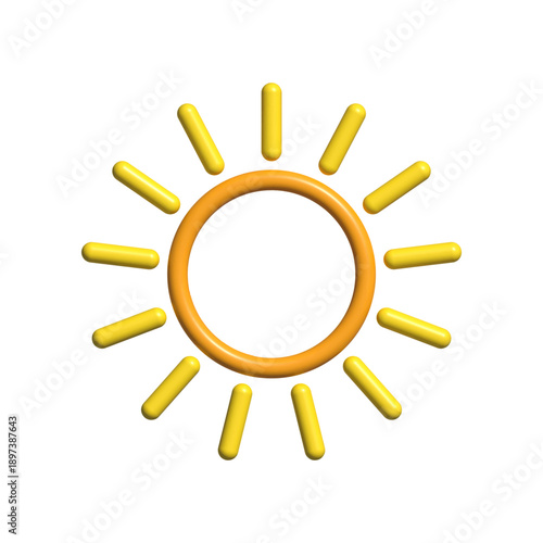 Sun icon design template