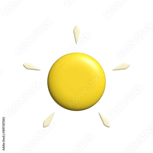Sun icon design template
