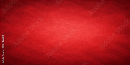 A dark red grunge vintage paper texture background with a rough aged wall pattern and blank copy space for an antique retro design